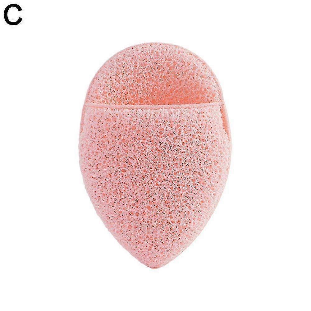 Pink (C)$ Water Drop Gloves Face Washing Flap Hydrophilic Cleansing Sponge Non-latex Hand Insert Lazy Makeup Remover Pad Cleansing Flap