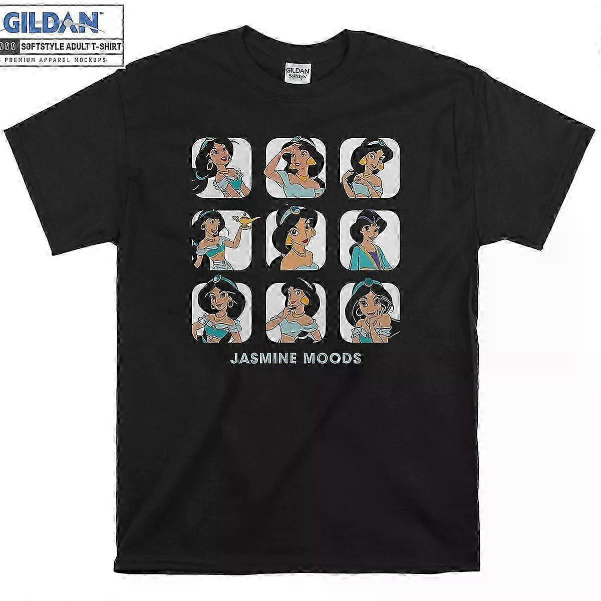 D Princess Jasmine Moods Cute T-shirt