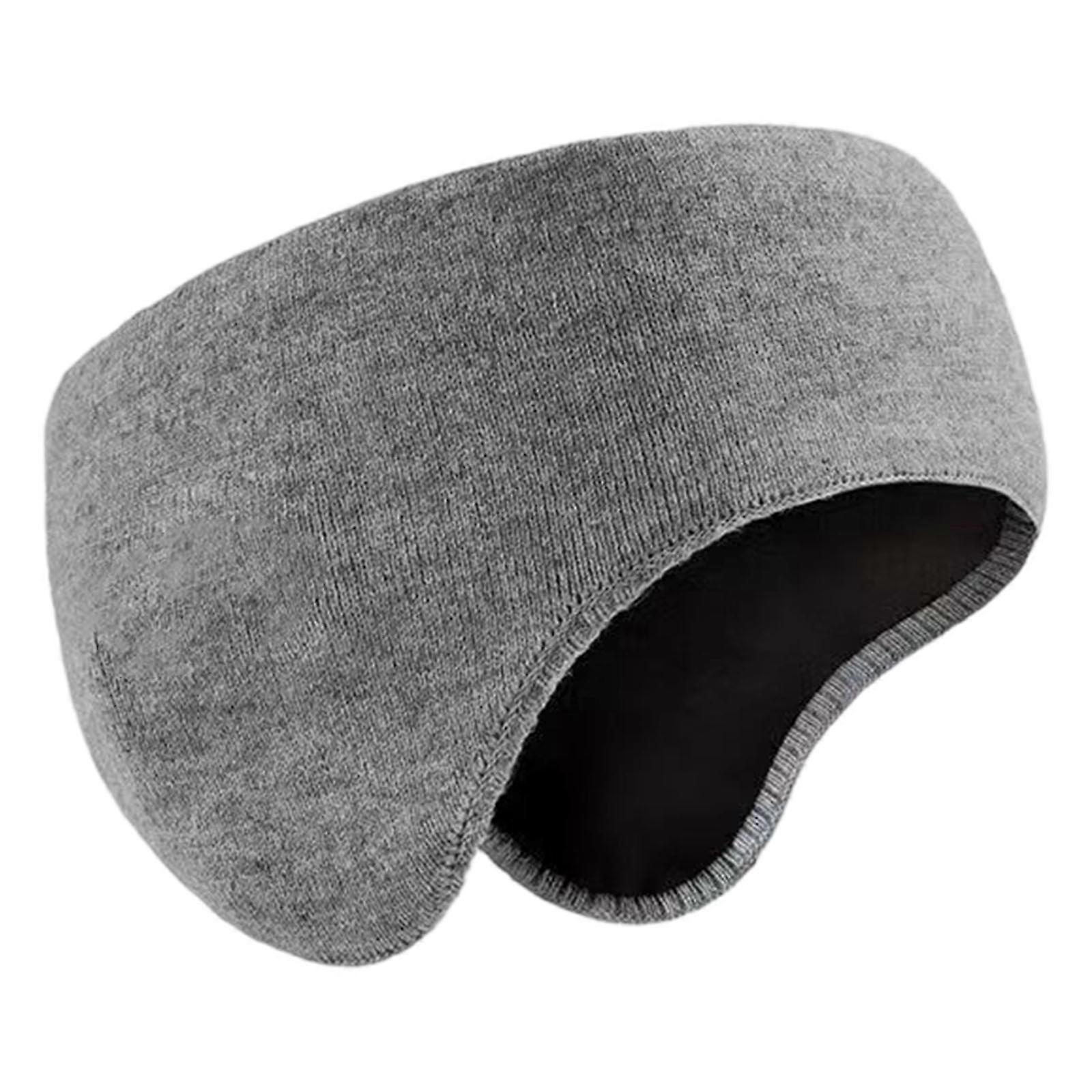Elastic Thermal Ear Muffs Cold Weather Accessory Windproof Design For Ski Enthusiasts Runner Cyclists Winter Activity  Grey