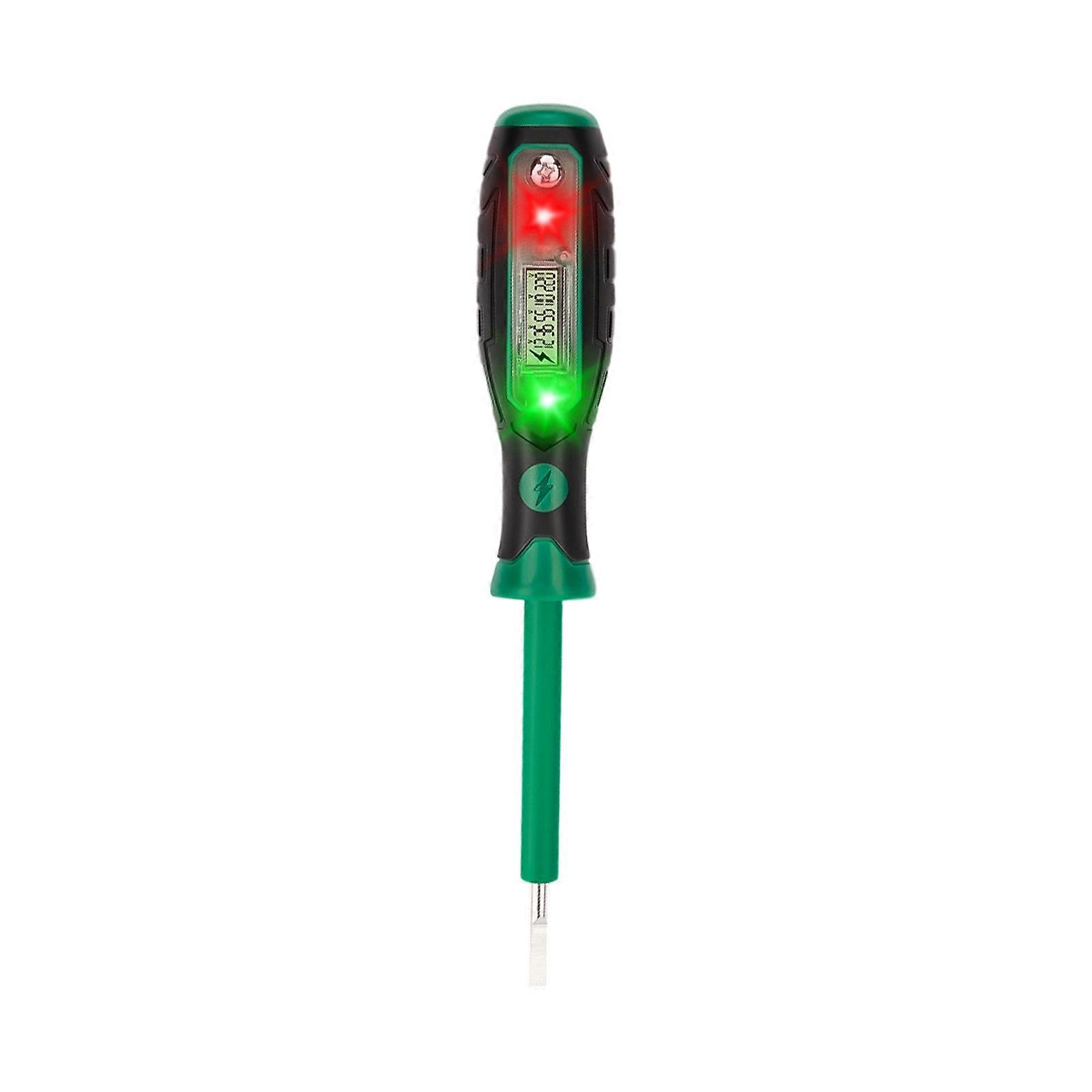 Combined Electrician Tool Digital Potential Tester Screwdriver With Lighted Display 12 250V Detection Extent Quick Multicolor