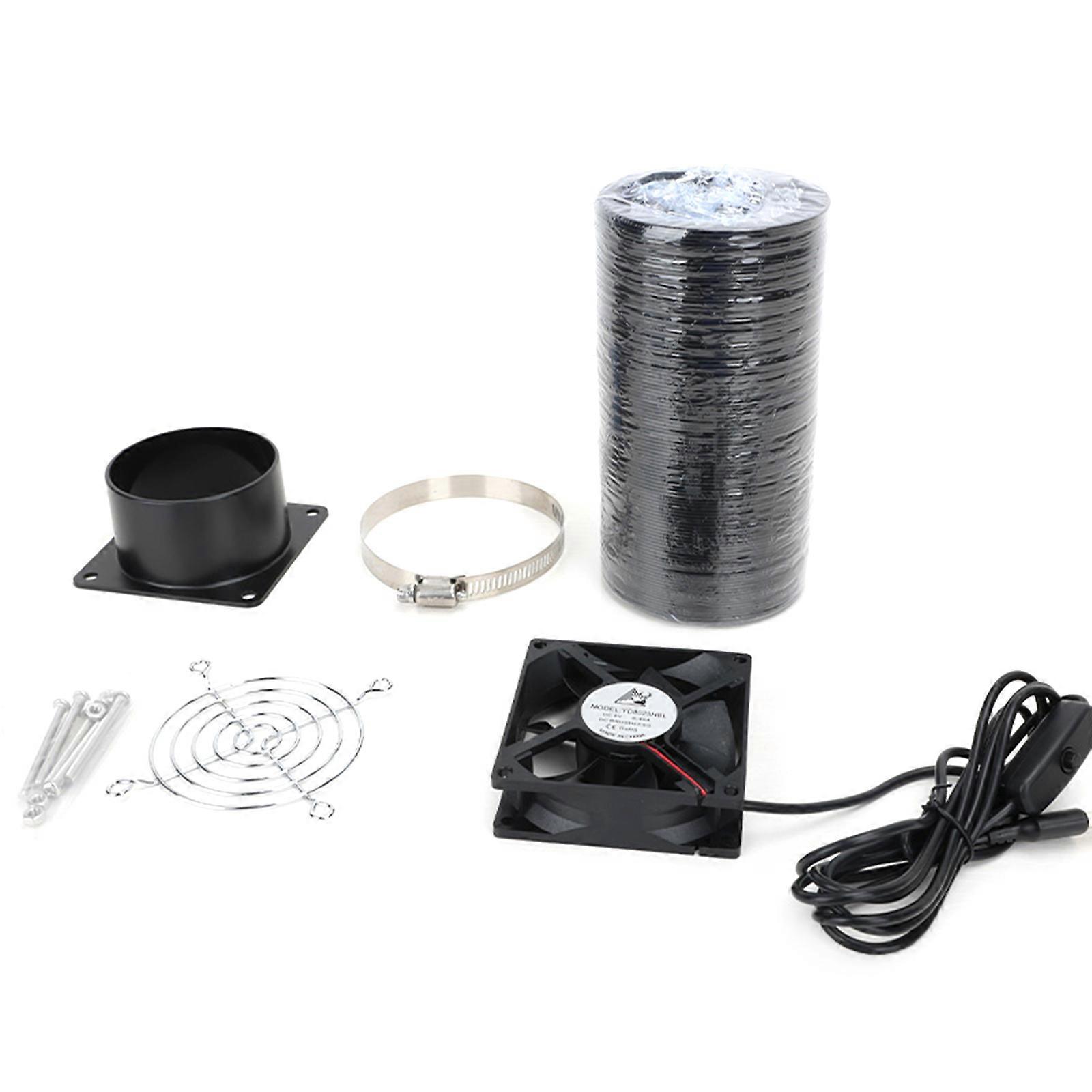 USB Ventilation Fan 3D Printer Enclosure Ventilation Kit Premium Fireproof Dustproof Constant Ventilation Systems Multicolor