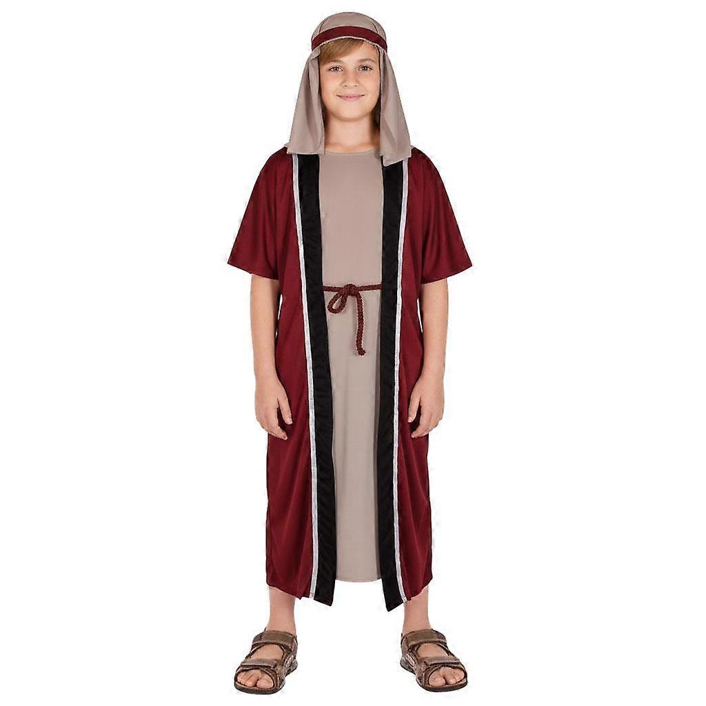 Barn Pojkar Xmas Julkrubba Joseph Kostym Herde Stadsbor Byager Kostym