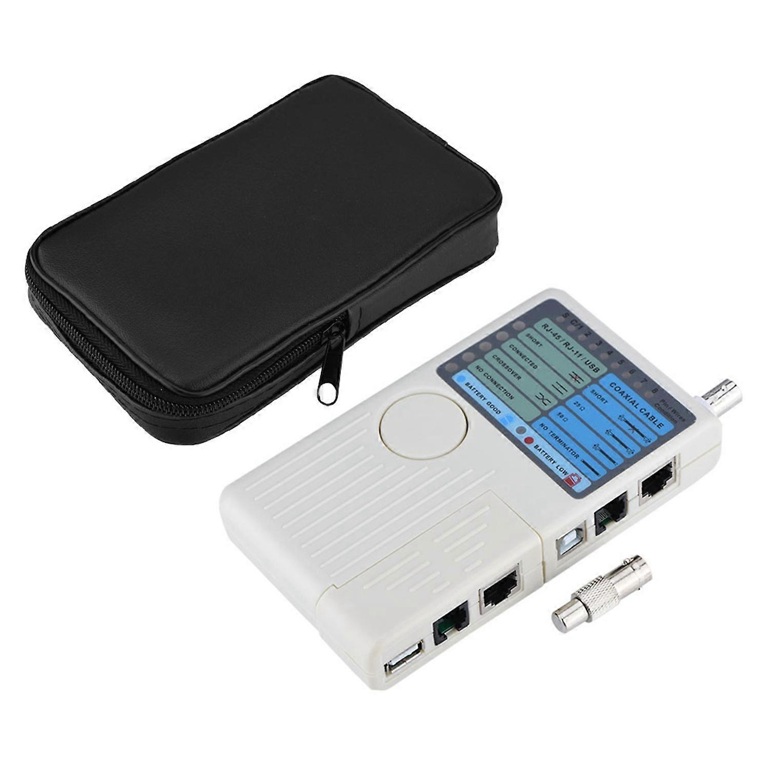 RJ45 / RJ11 / USB / BNC Network Tester LAN Cable Tracker Detector