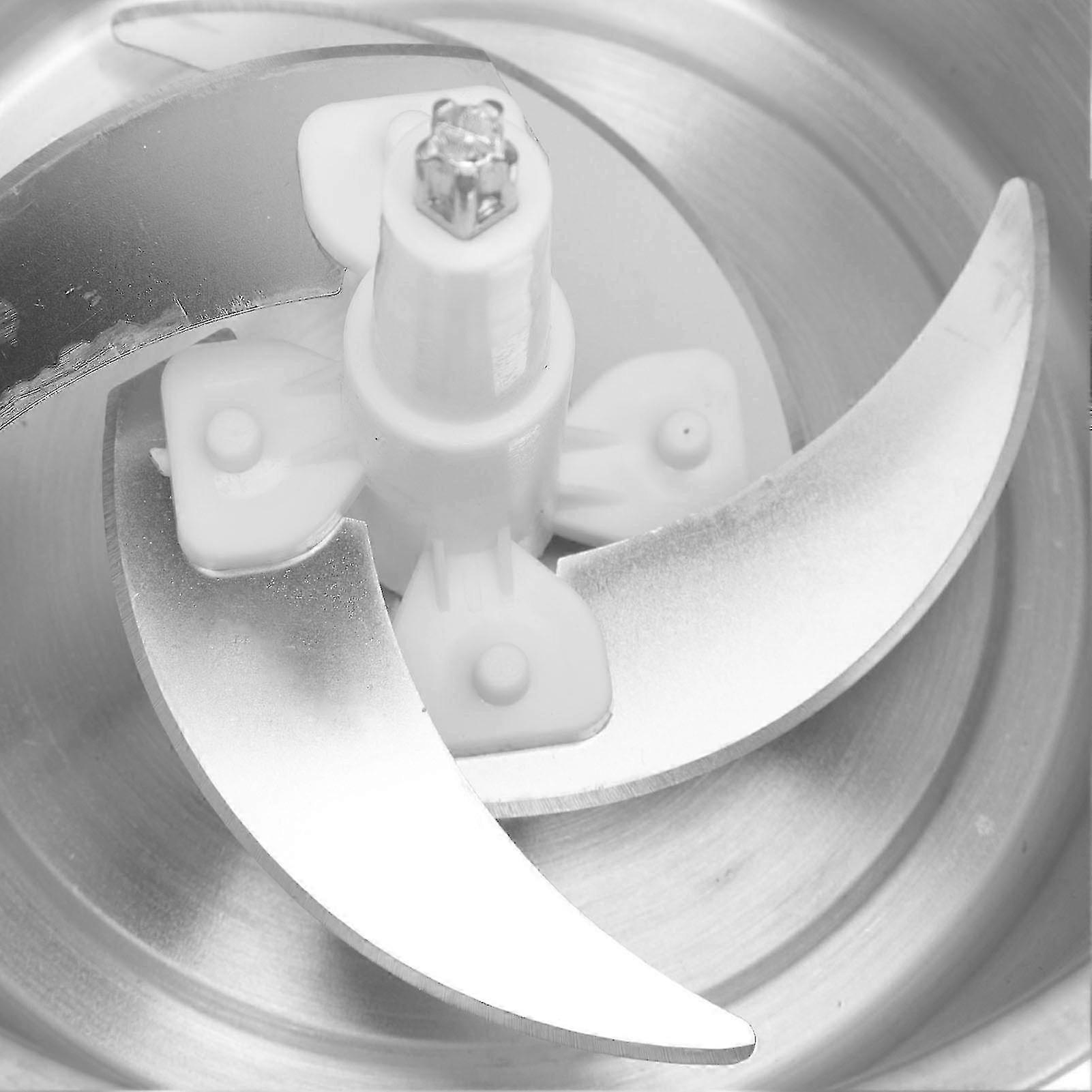 Powerful Food Processor, Electric Wet and Dry Grinder, Multifunctional 4 Stainless Steel Rust-Free Blades for Efficient Chopping and Grinding,