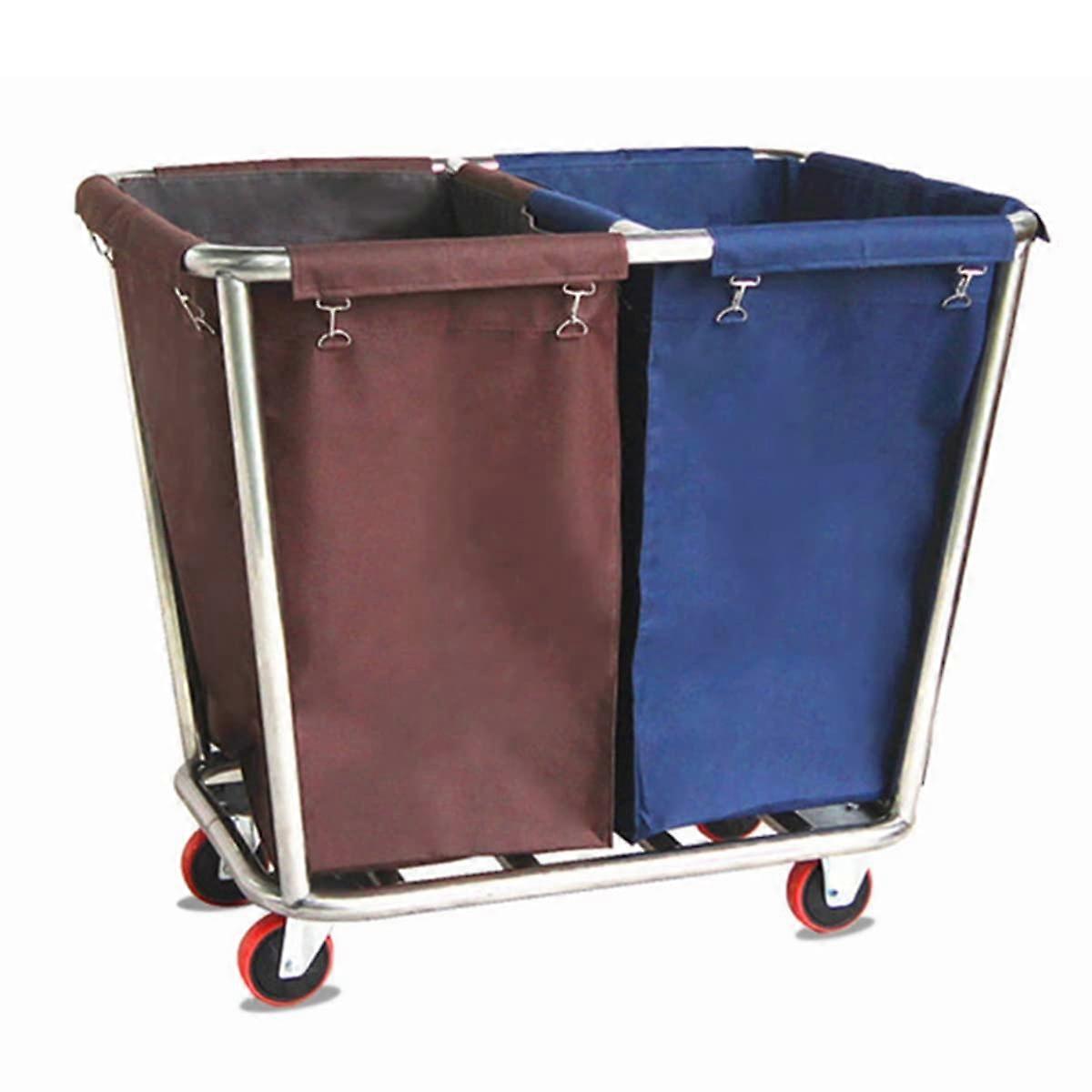 Heavy Duty Laundry Cart on Wheels with Removable Bag for Hotels and Laundry Rooms Durable Space Saving Design