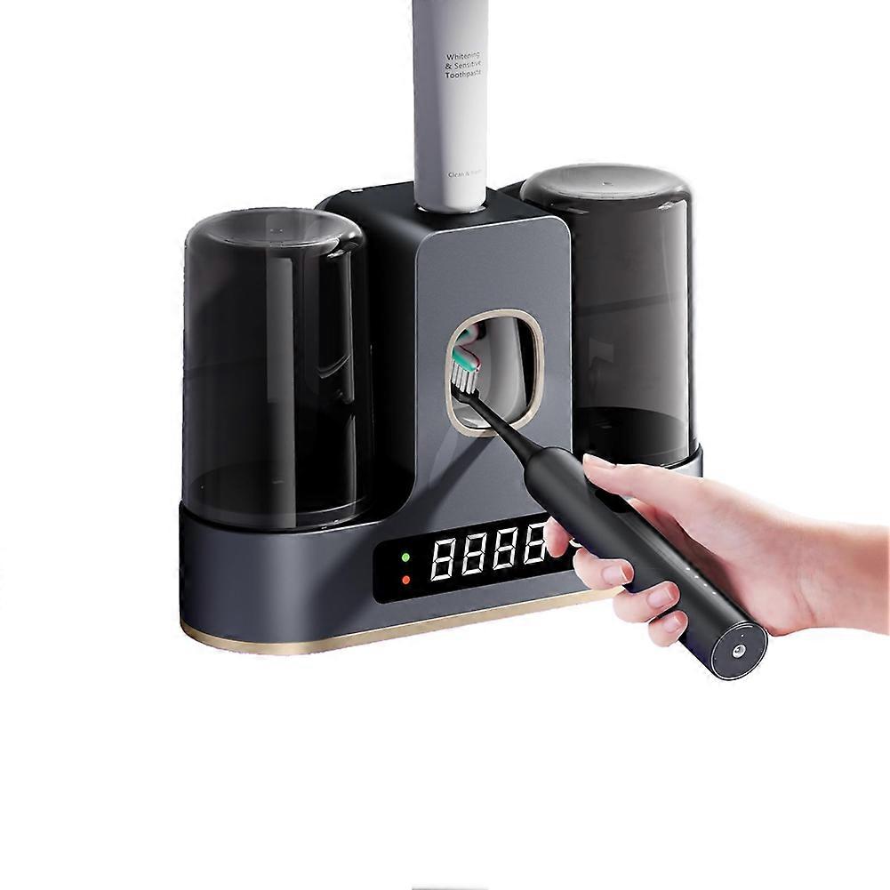 Toothbrush Holders with Air-Drying Smart Countdown LED Screen