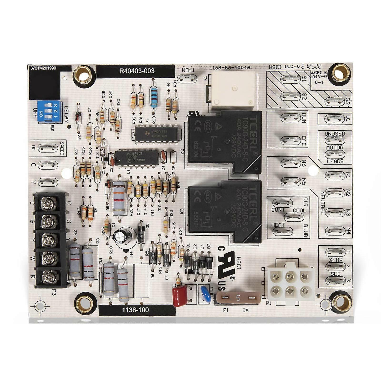 Professional Furnaces Control Board Intelligent Power Management Easy installs Furnaces Control Circuiit for R40403 003 Models Multicolor