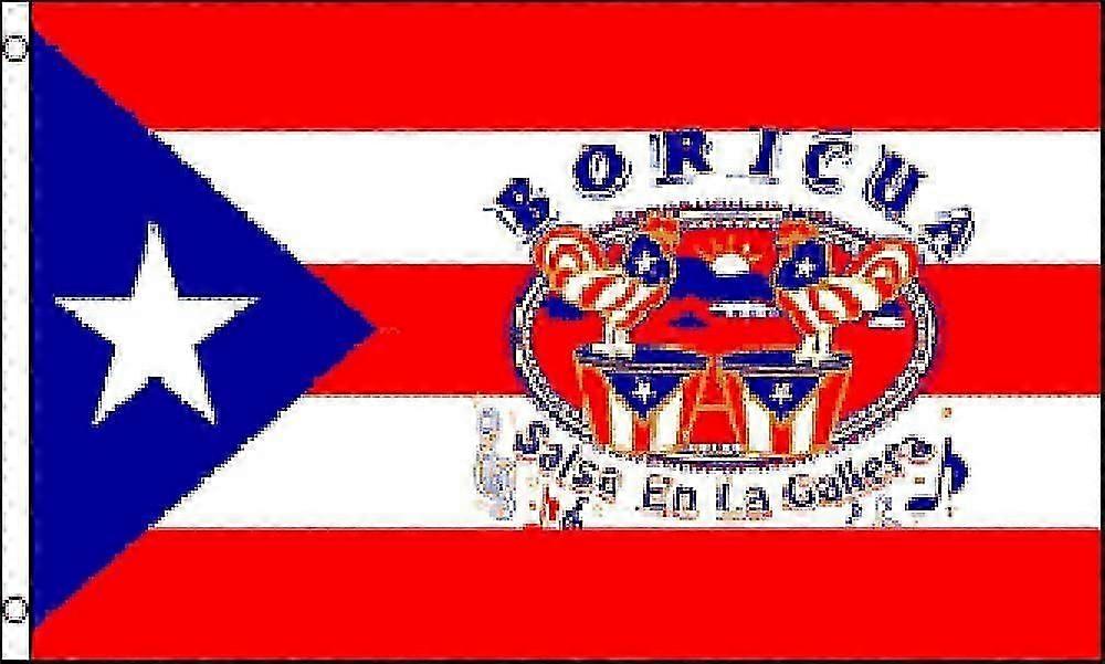 P.R. 100% Boricua Flag Mode A-3930