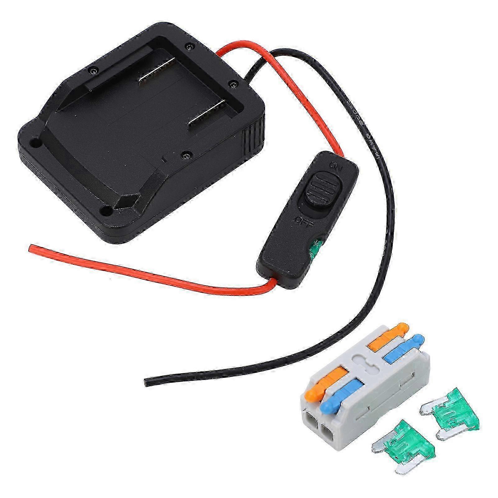 w Adapter Overcurrent Protection Lithium Battery Converter with Fuse for Metabo 18V 625367000 625368000