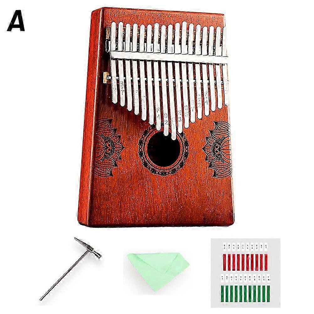 17 Keys Kalimba Thumb Finger Piano With Tuning Hammer High Quality Portable