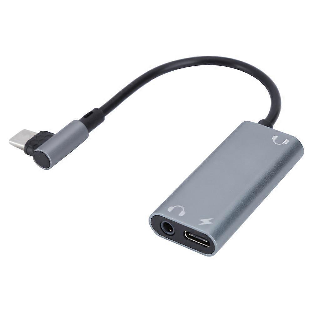 AY105 TypeCV Earphone Adapter Cable 3.5MIC Audio Connect AUX Support PD3.0 Quick Charging