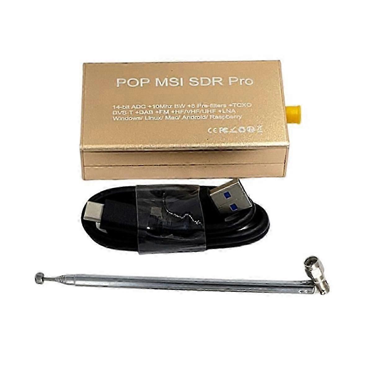 Radio SDR Pro POP10KHz-2GHz Breitband 14-Bit Software Radio SDR Empfänger