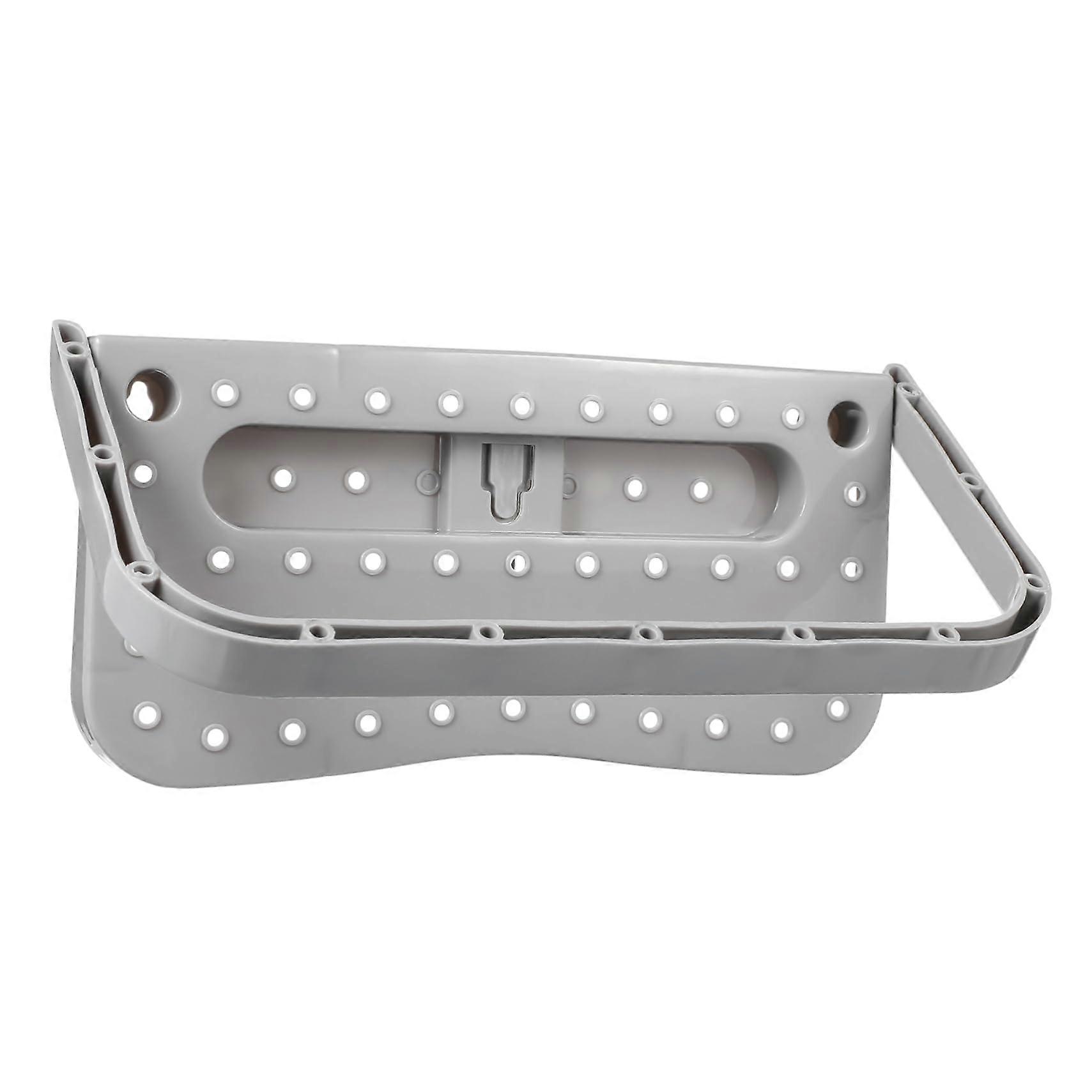 Wall Mounted Shoe Rack with Adhesive Mount, Space Saving Plastic Organizer for Entryway and Small Spaces