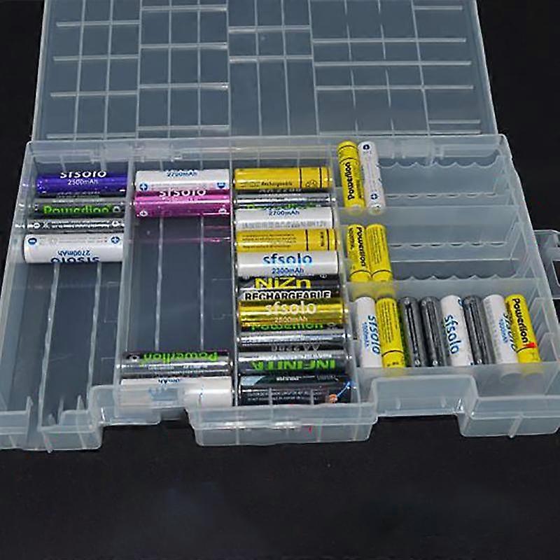 Super Volume Plastic Battery Storage Box For Placed 100Pcs Aaa Aa Battery Holder