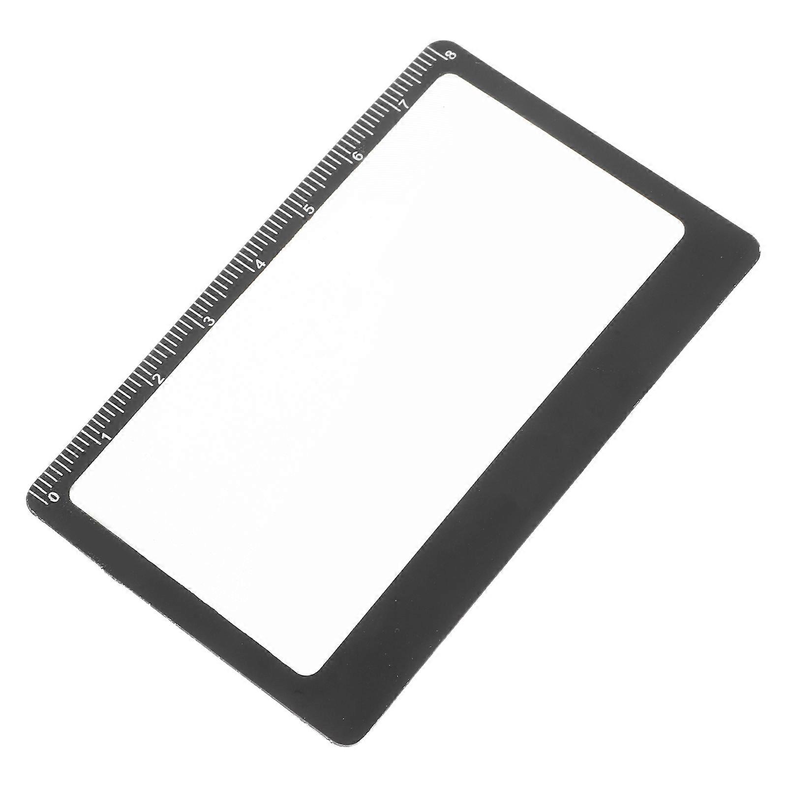 Portable Card Size Magnifiers Square Card Magnifier for Reading Maps