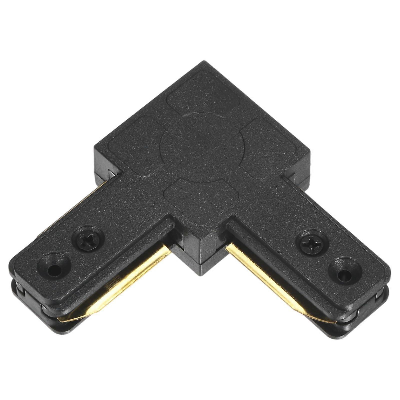Track Lighting Connector Black L Shape Single Circuit for L Track Lighting Flexible Corner