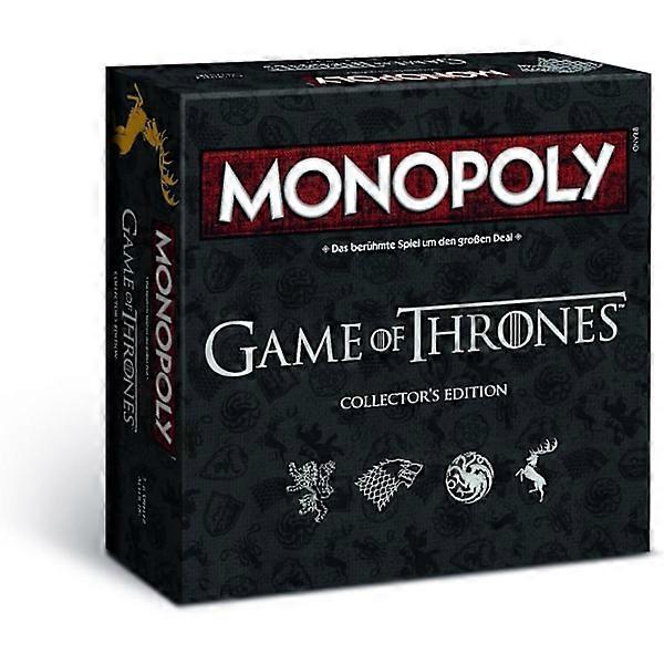 Monopoly Game of Thrones Collector's Edition - The game for the popular series 6 players-X72-