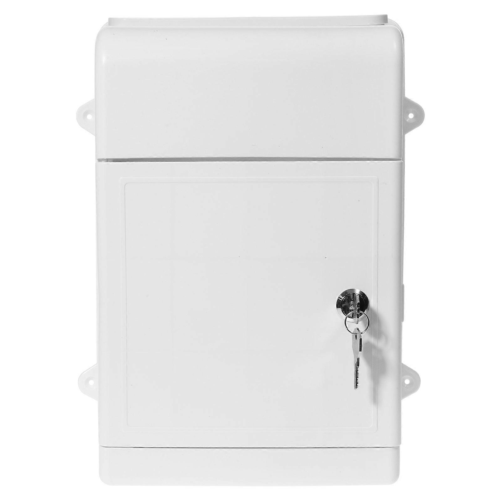 Wall Mounted Ballot Box with Lock Suggestion Box Mailbox Home Suggestion Box