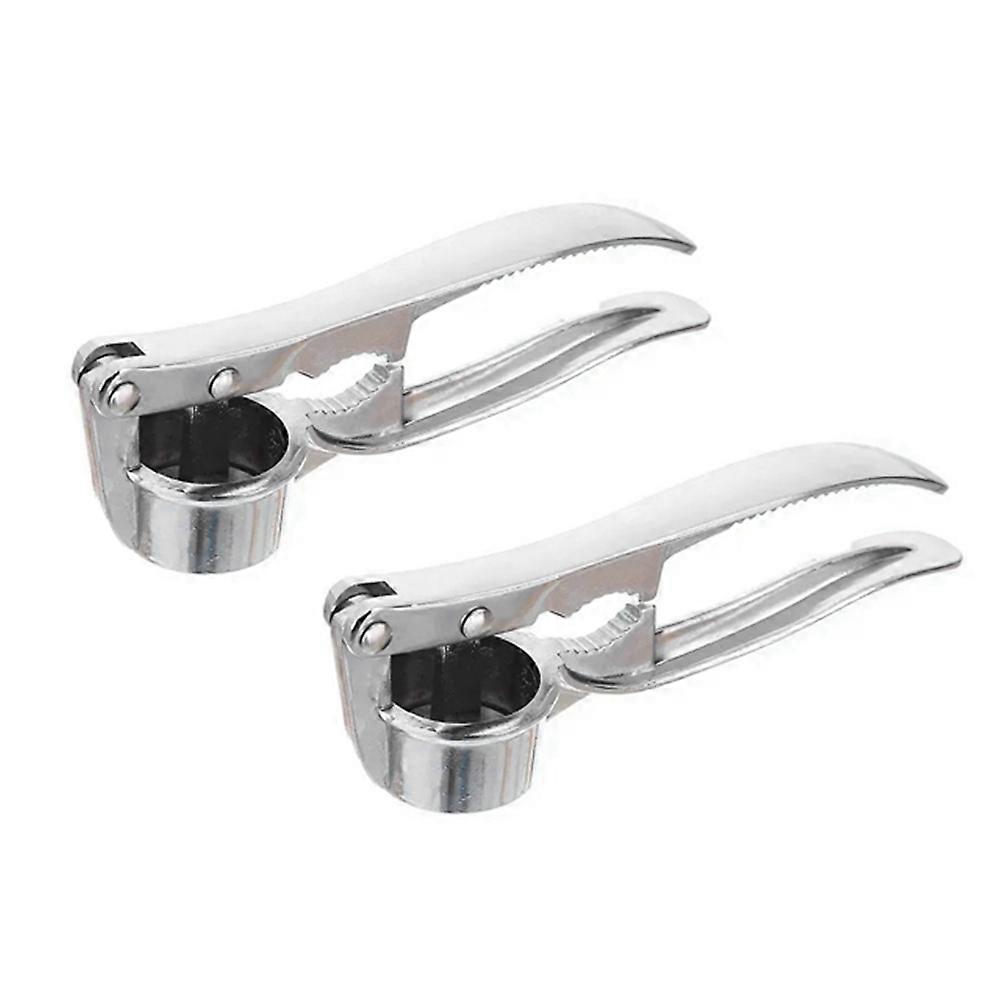 2pcs Multi-Functional Garlic Press and Ginger Crusher Kitchen Tool Set
