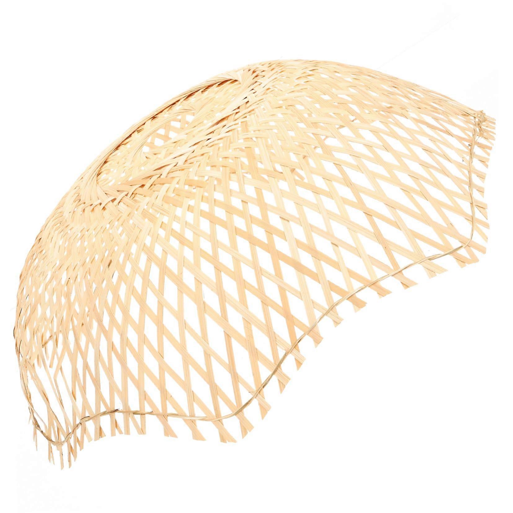 Handmade Woven Table Lamp Shade with Eye Protection Lighting for Bedroom and Easy Installation