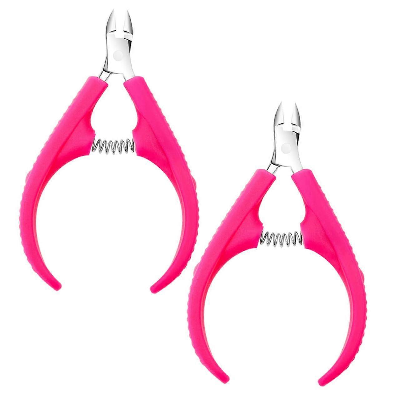 Stainless Steel Cuticle Nipper and Clipper Set with Sharp Durable Blades for Manicure and Nail Care