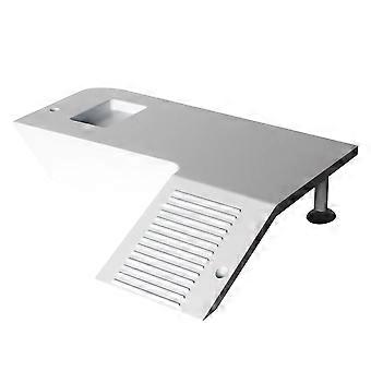 Krypplattform for reptiler, hvit plast, til 1 stk. skilpaddeterrasse, solplattform