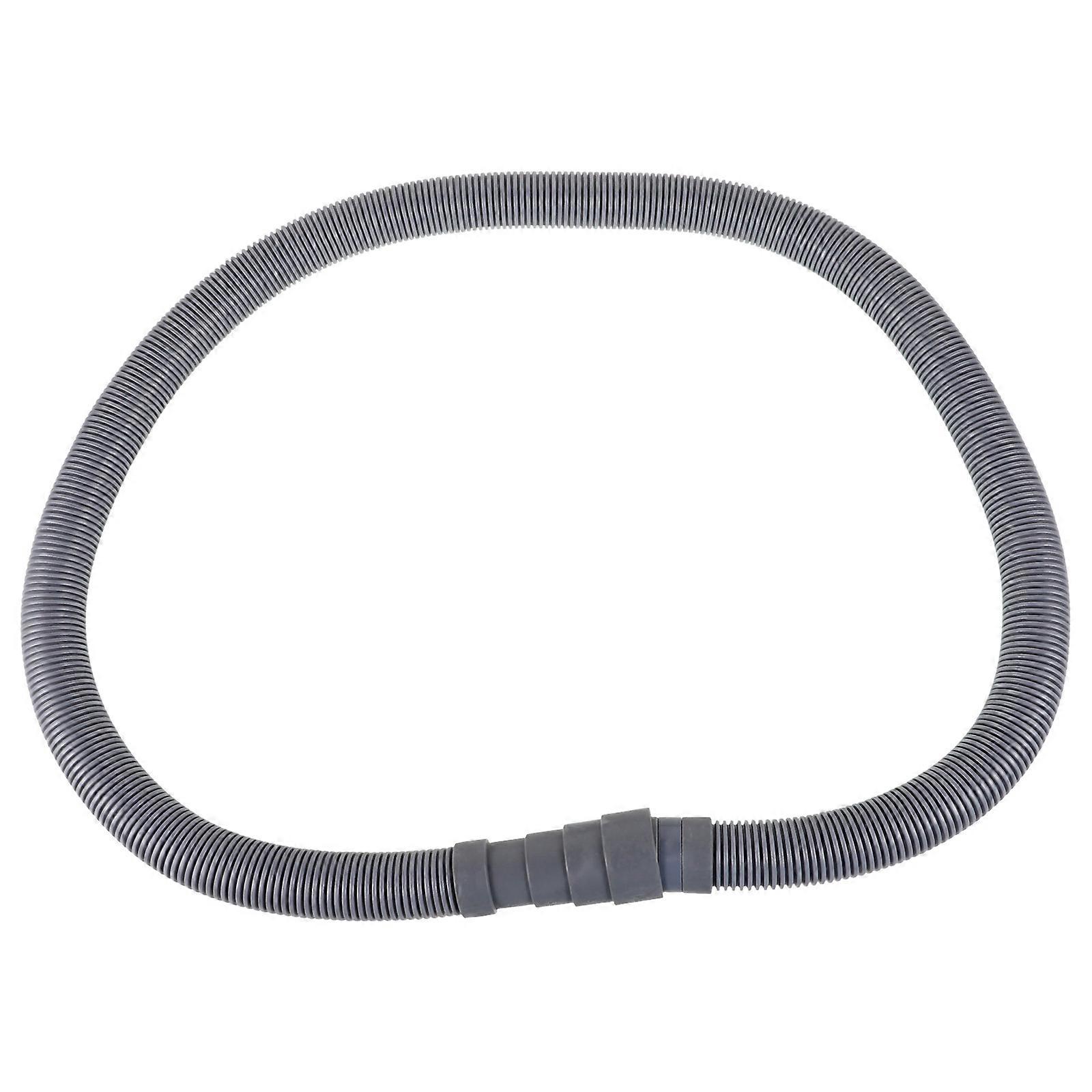 Flexible Sink Drain Pipe Bathroom Waste Pipe For Daily Use Grey PP Material 1 Set