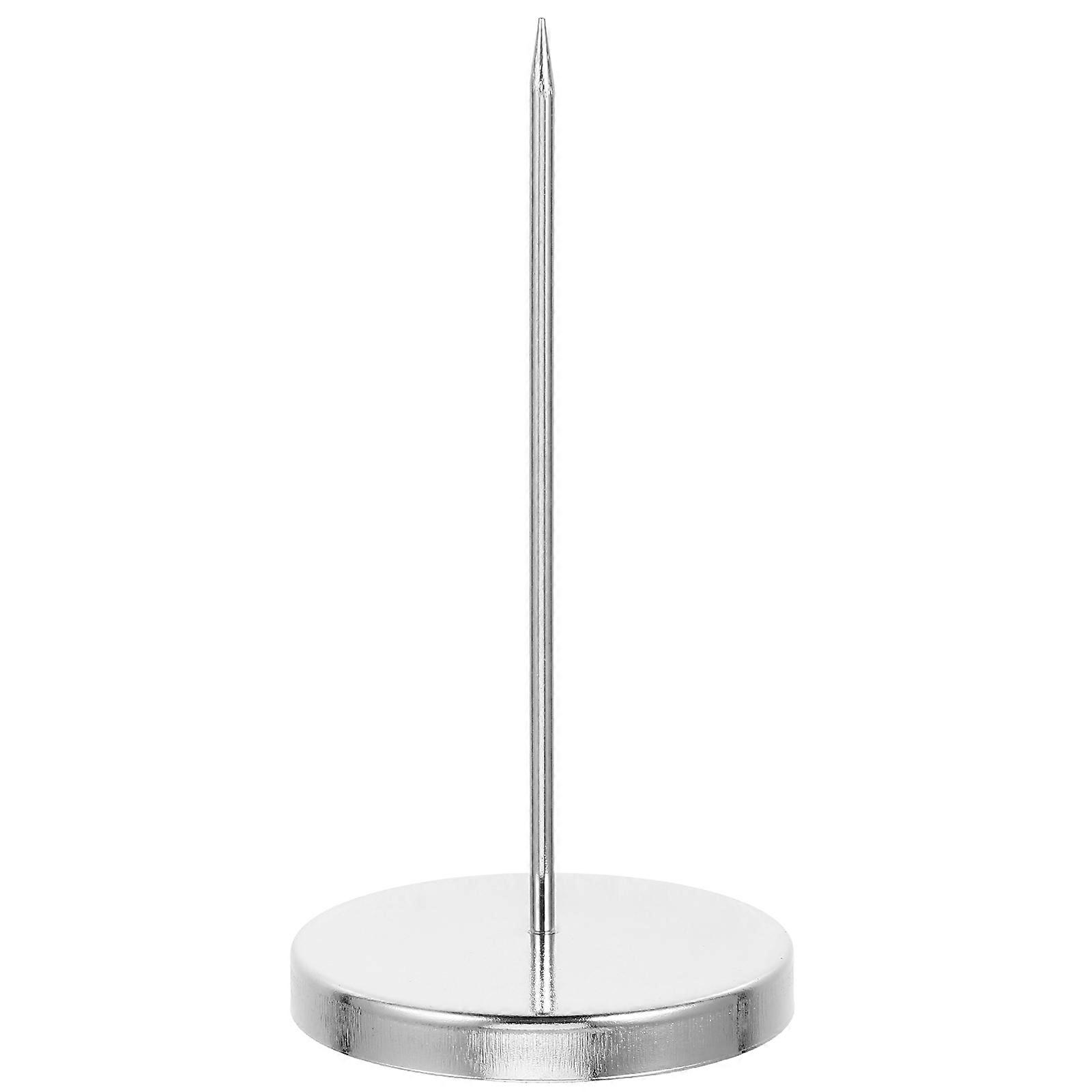 Menu Receipt Holder Stainless Steel for Restaurant with Solid Heavy Duty Base
