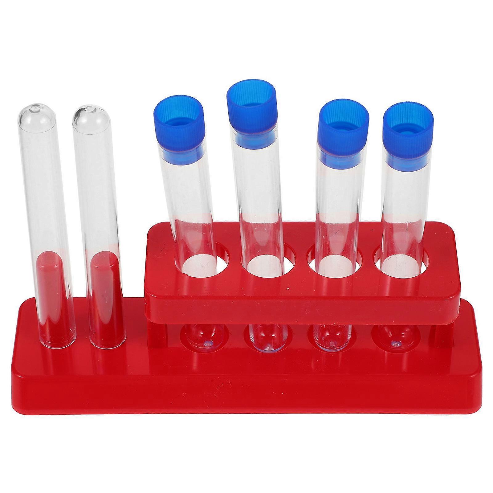 Experiment Test Tubes with Rack 1Set for Laboratory Storage Use