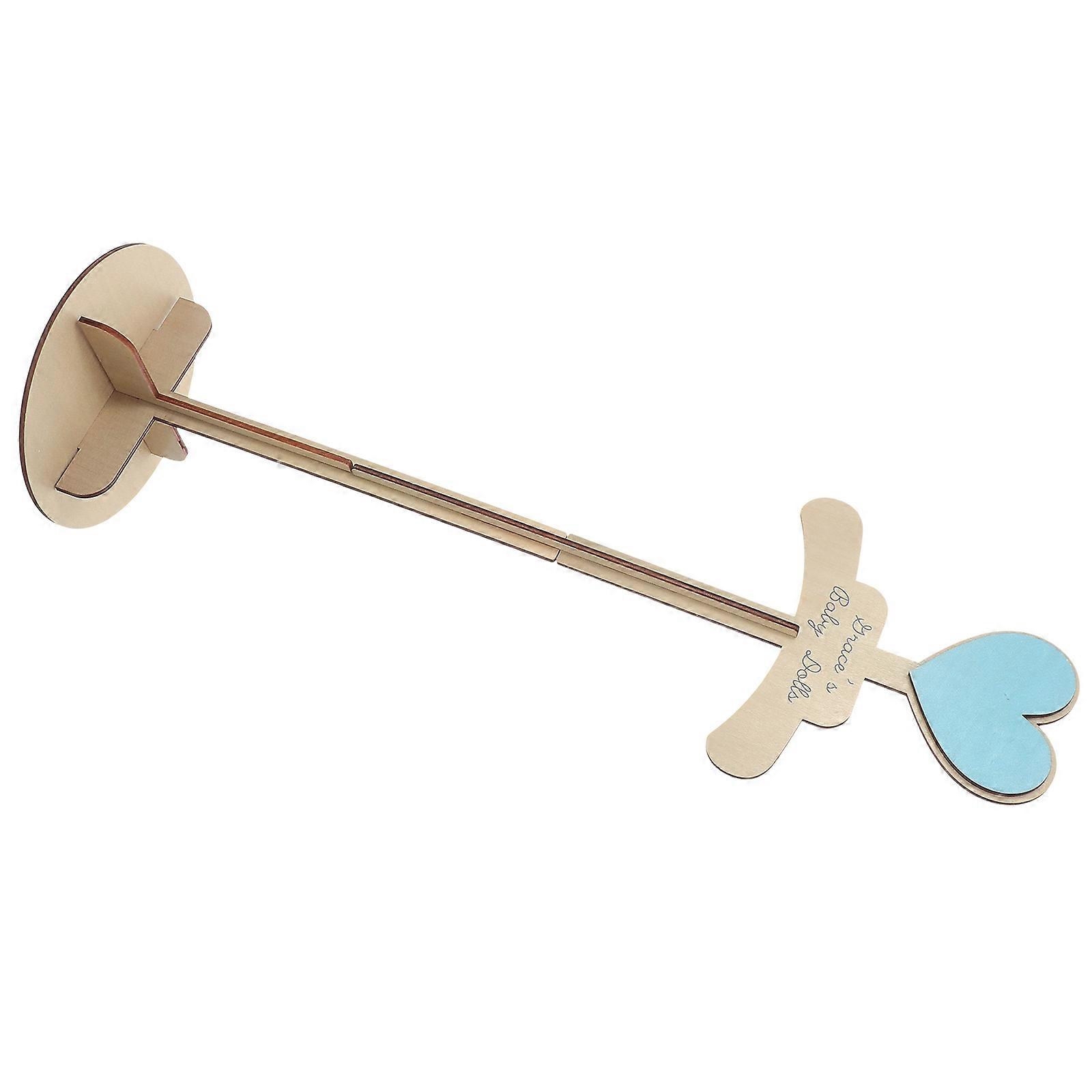 Clothing Hanging Rack for Childrens Clothes Portable Wooden Display Stand in Khaki Color Perfect for Home Use Or Retail Display 1Set