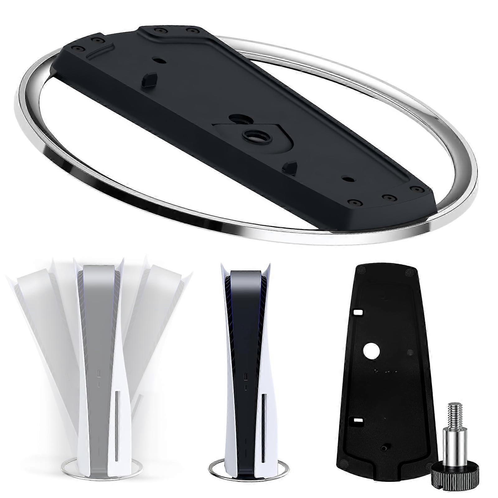 PS5 Vertical Stand with Cooling for Playstation 5 Slim and Pro, Stable Upright Support, Easy Install