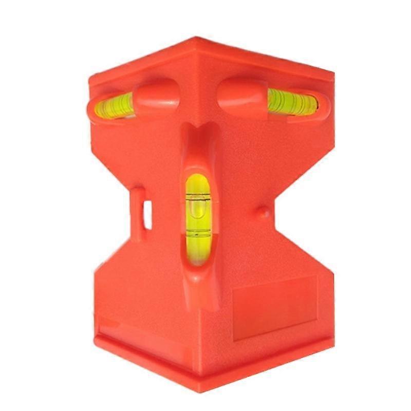 Check Bubble Level Post Level Post Level with 3 Bubble Vial for Posts Pipe Leveling Post Leveler Tool