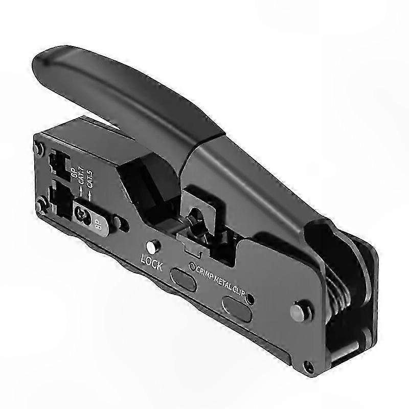 Professional Crimping Tool for Cable and Wire Connections (1pc, Black)