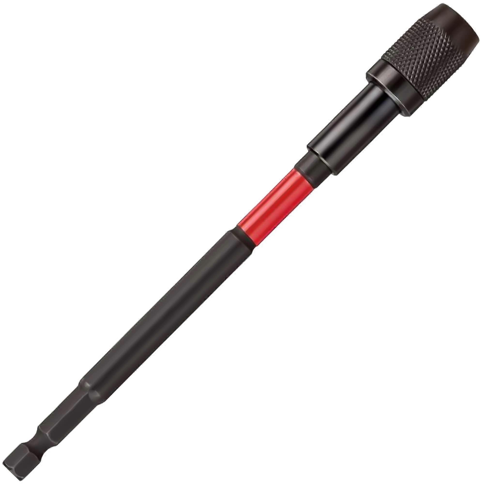 Impact Bit Holder with Magnetic Locking Tip, 6 Inch 1/4 Inch Hex Shank QuickRelease Extension
