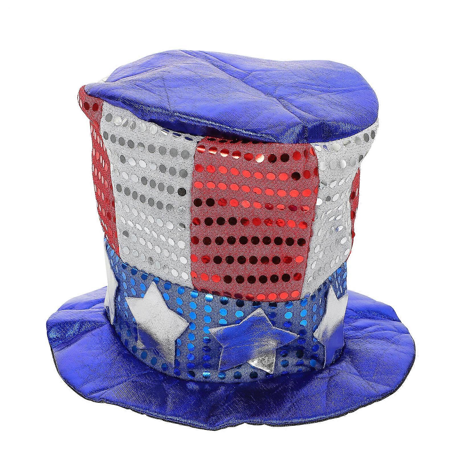 American Flag Hat Party Decoration Independence Day Shape Assorted Color 1Pcs