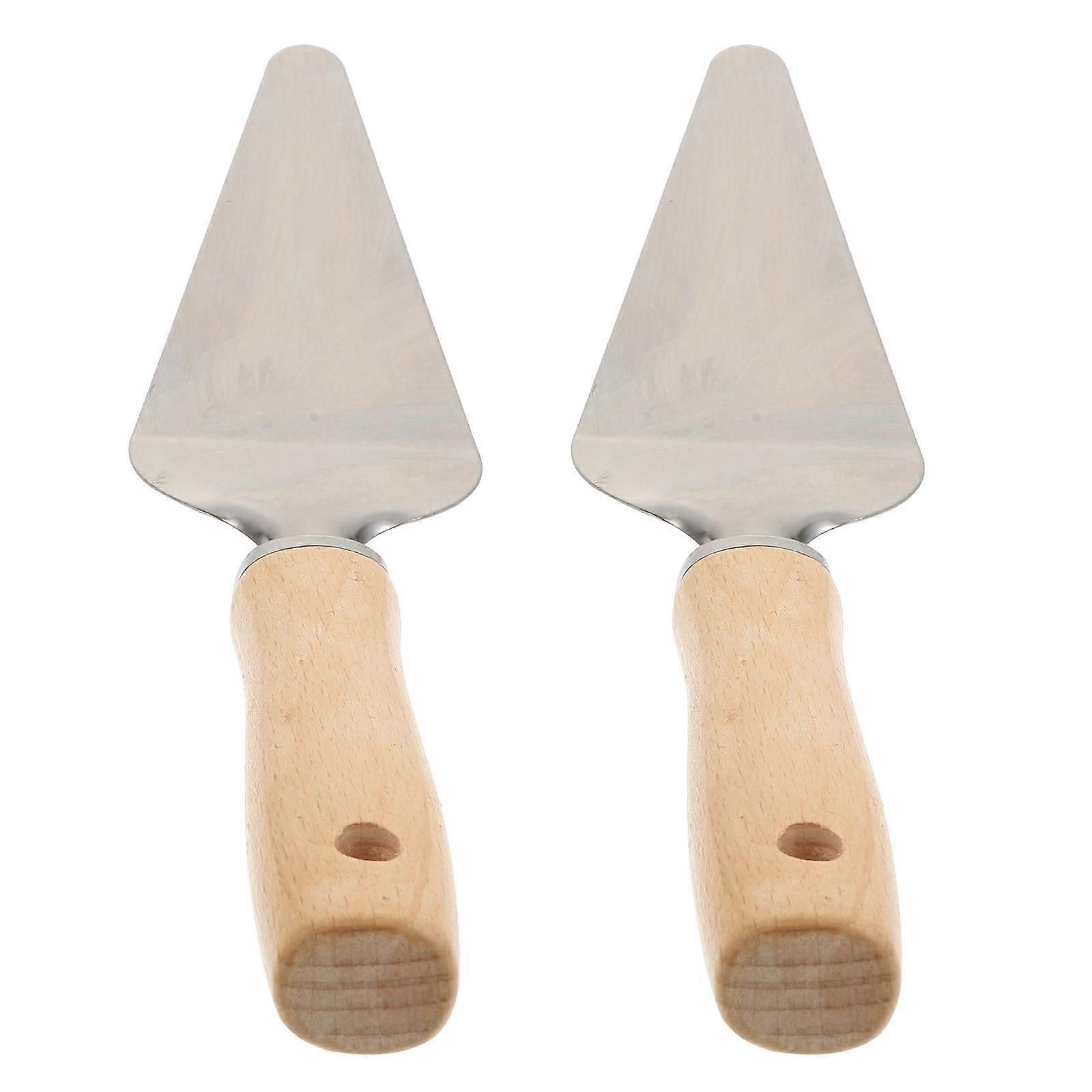 Bakery Cheese Tool Cake Pizza For Restaurant Service Rectangular Serving Utensils 2Pcs