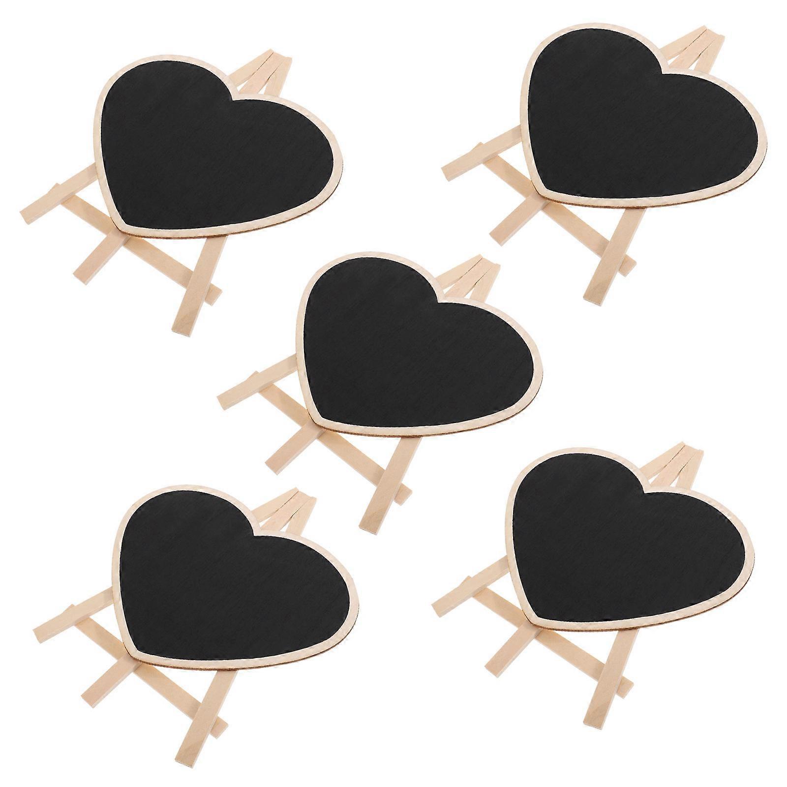 5Pcs Rectangular Mini Chalkboards Signs For Home Users And Event Organizers 23X15.5CM Message Writing