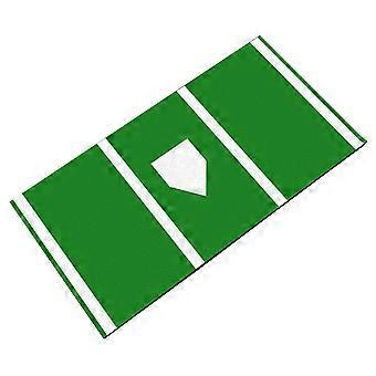 90x140cm Transportable Not Slip Pitcher's Mat for Baseball Baseball Training Highlighting Professional Plan and Permanent Substance  Red