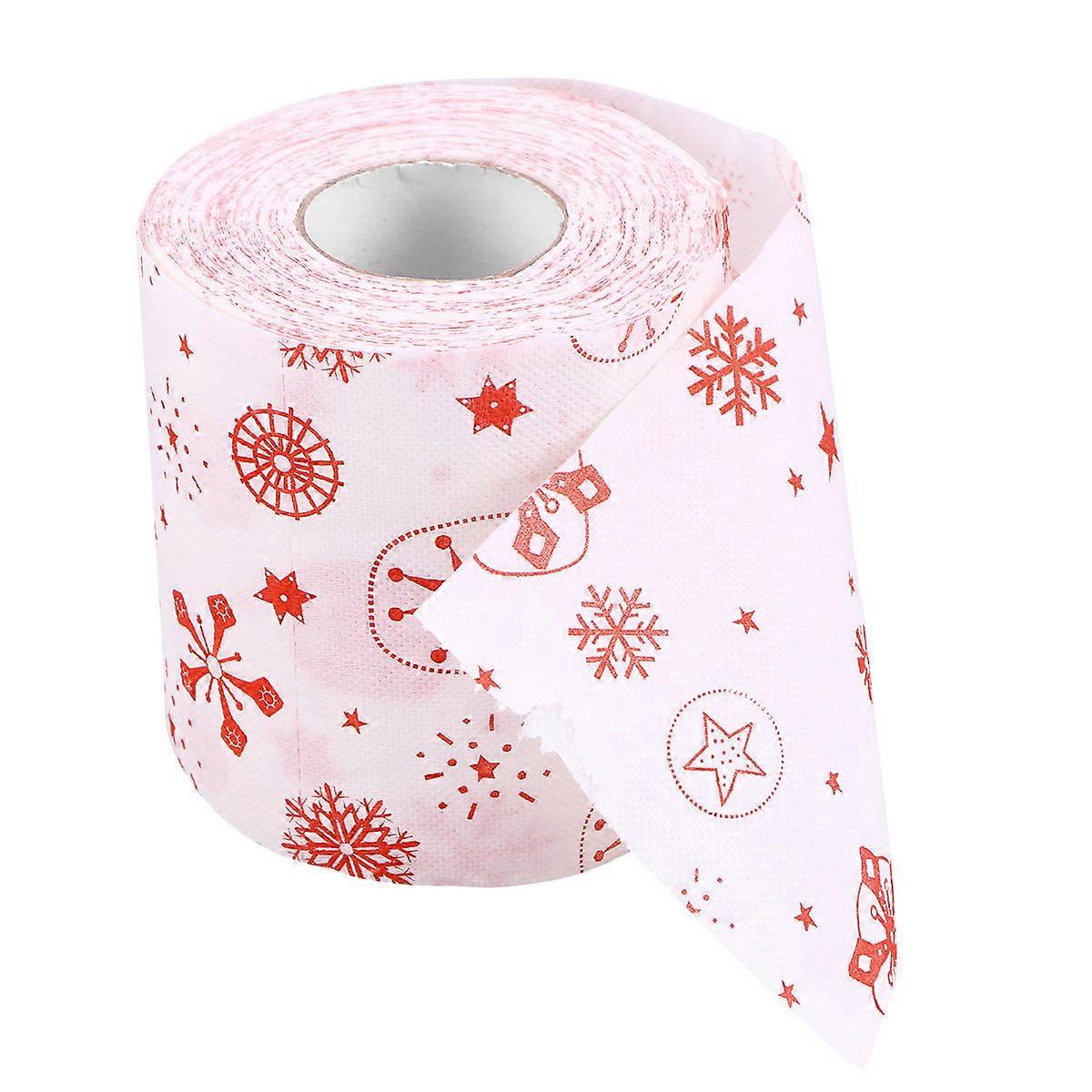 Creative Santa Claus Table Tissue Roll for Cleaning Multi Color