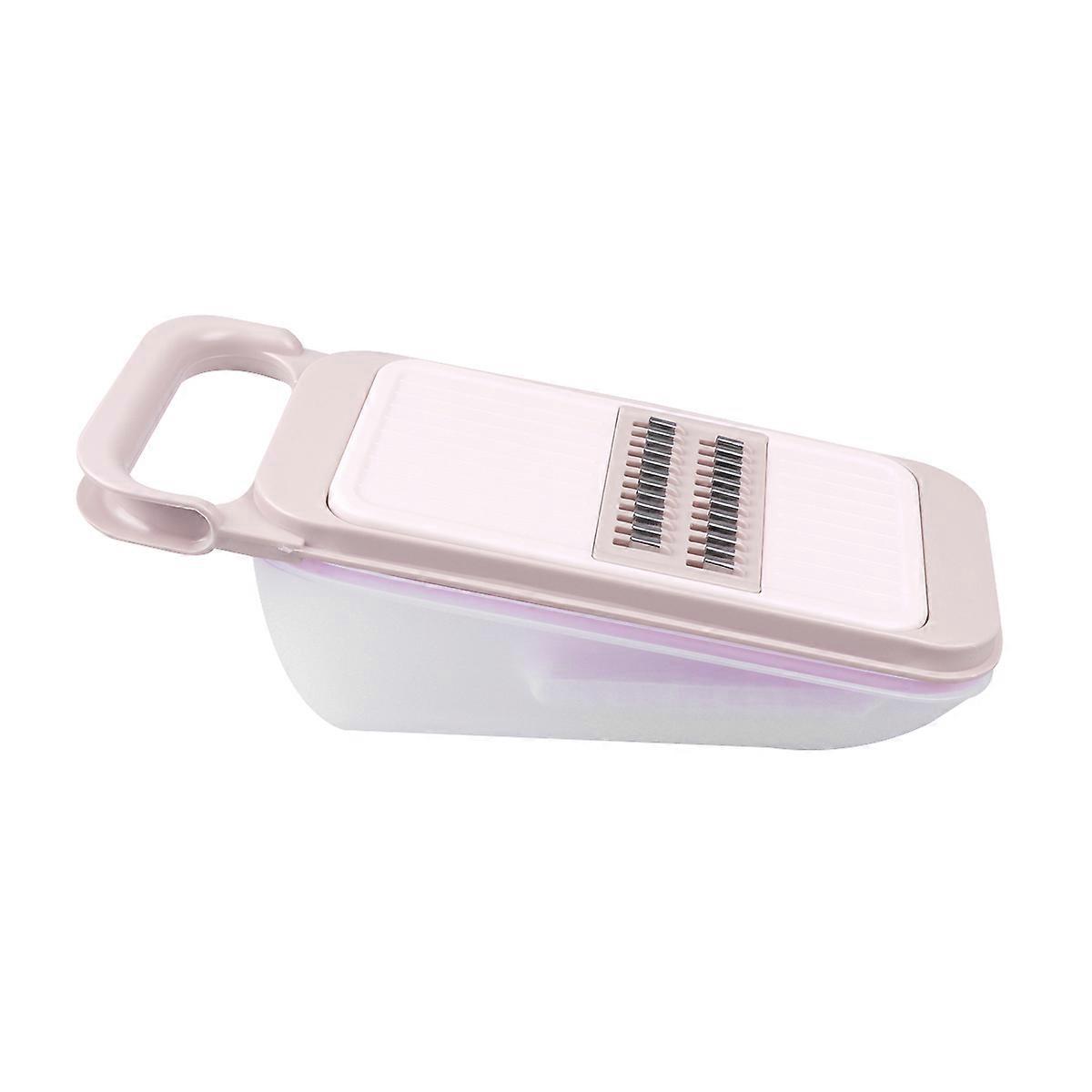 Multifunction Coarse for Kitchen Use with Box Carrot Planing Khaki