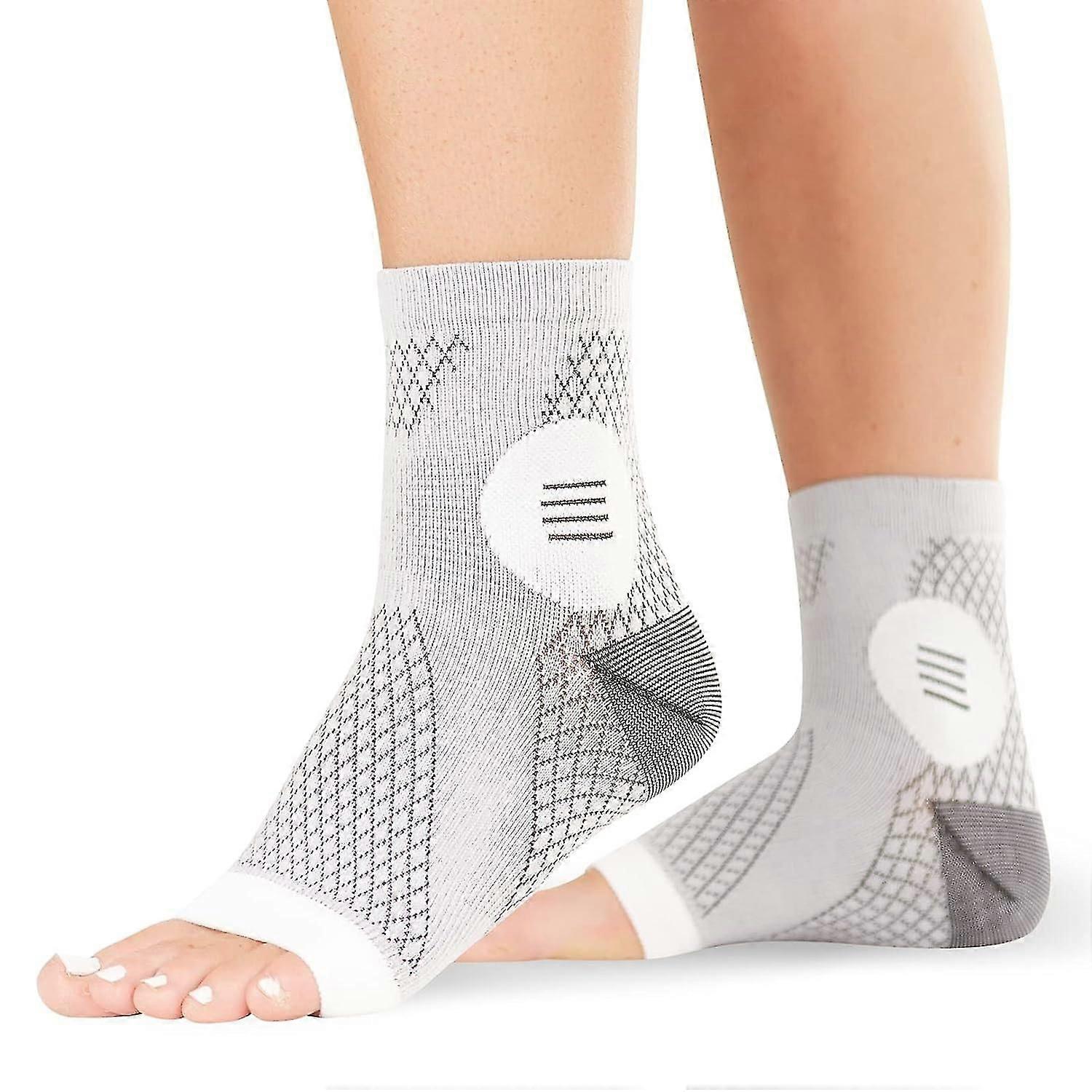 3pairs Neuropathy Socks Compression Diabetic Toeless Sleeves