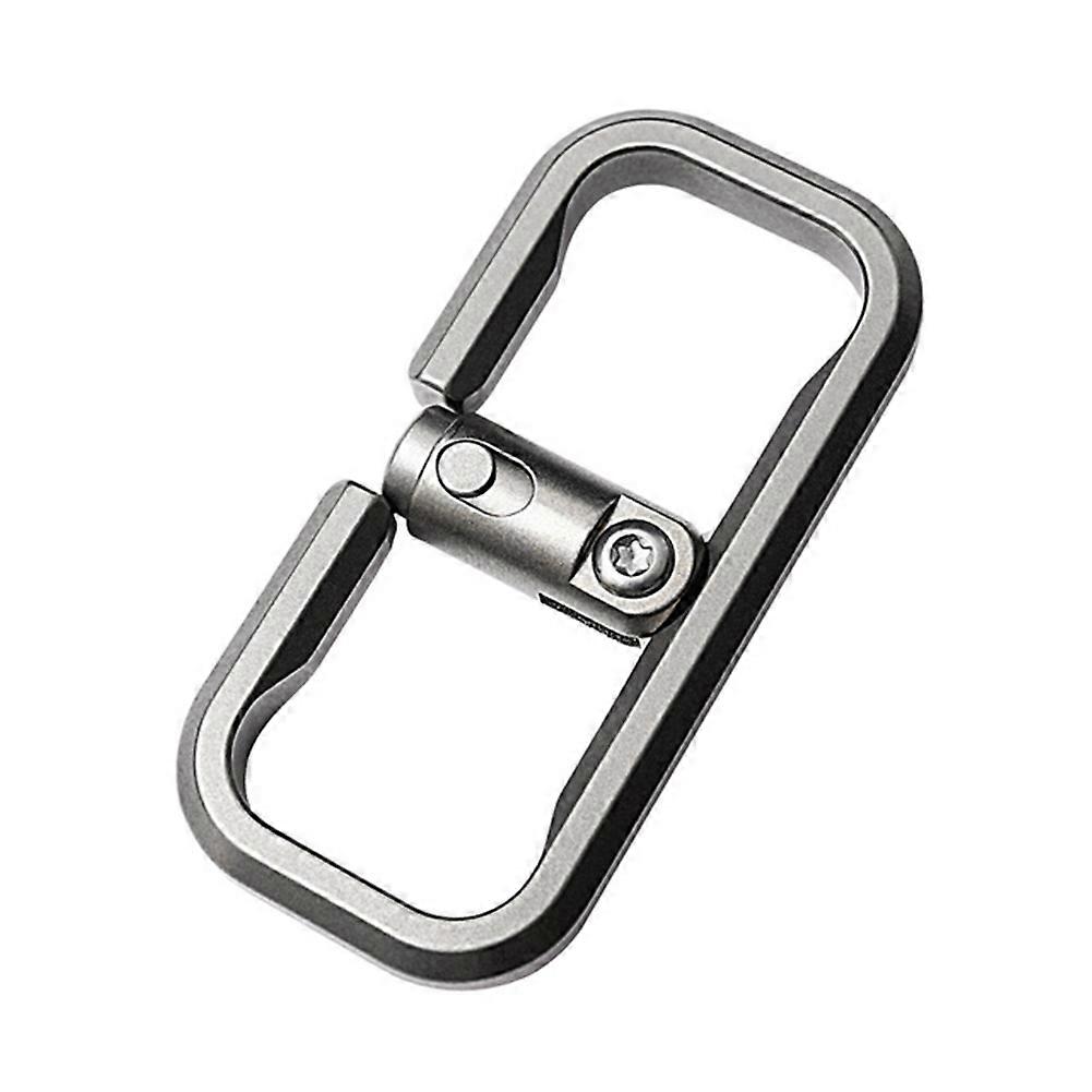 Titanium Alloy Lock Position Keychain Quick Release
