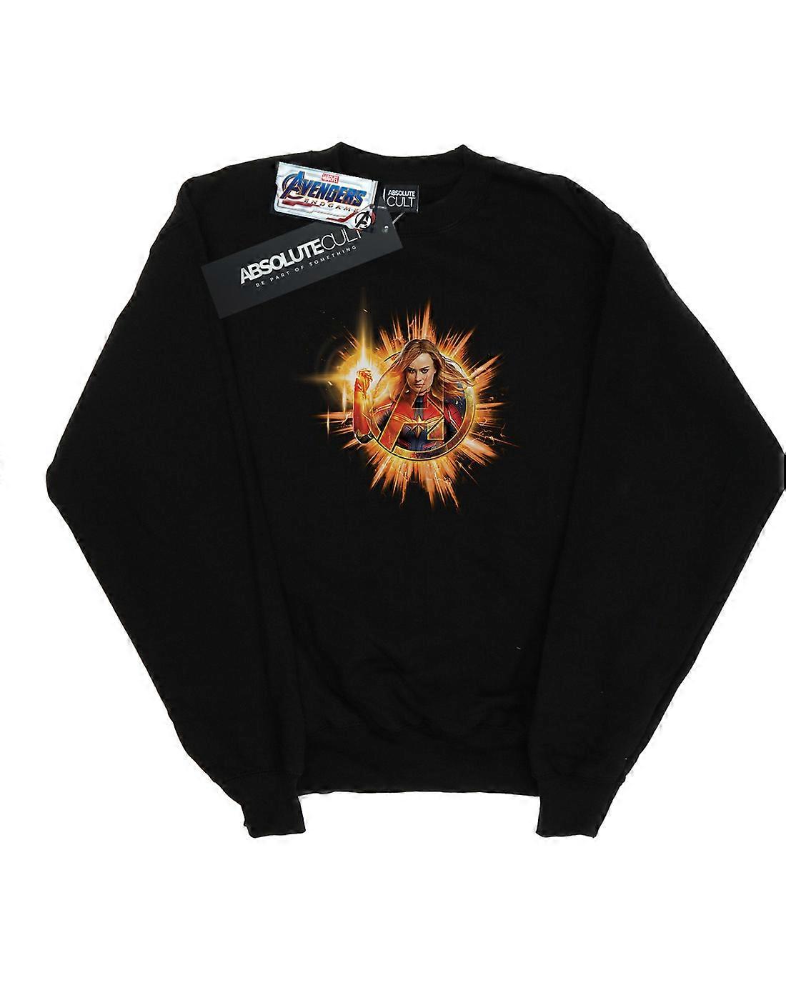 Marvel Women's Avengers Endgame Captain Marvel Blast Sweatshirt