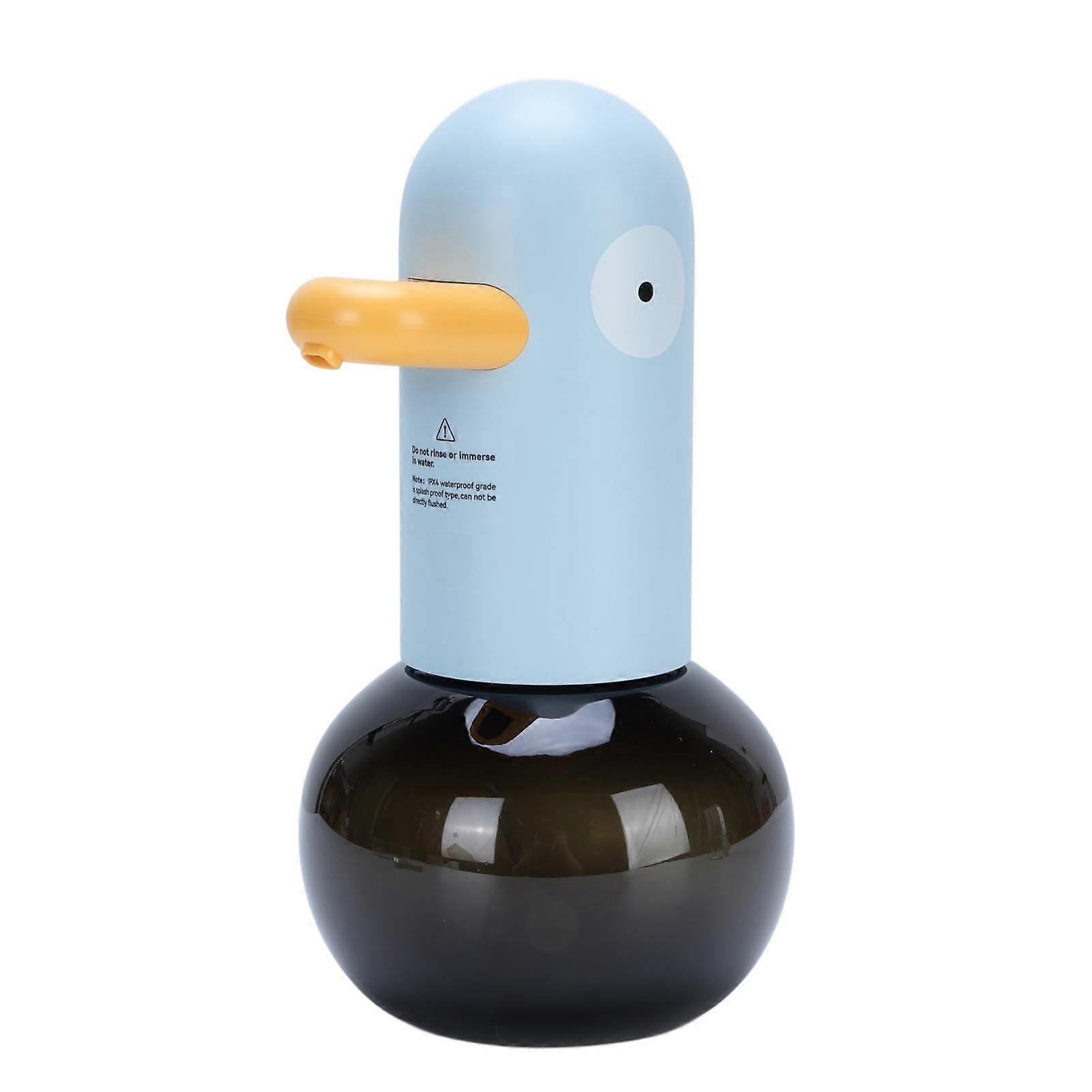 Automatic Soap Dispenser with Touchless Smart Sensor, Adjustable Dual Speed, Rechargeable 400ml Blue for Bathroom and Kitchen