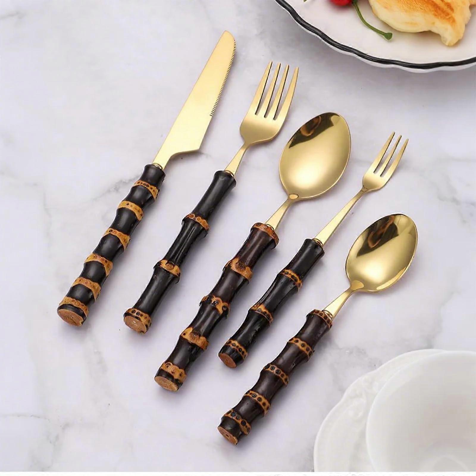 60Piece Stainless Steel Silverware Set for 12 with Serving Utensils, RustResistant, Mirror Polished