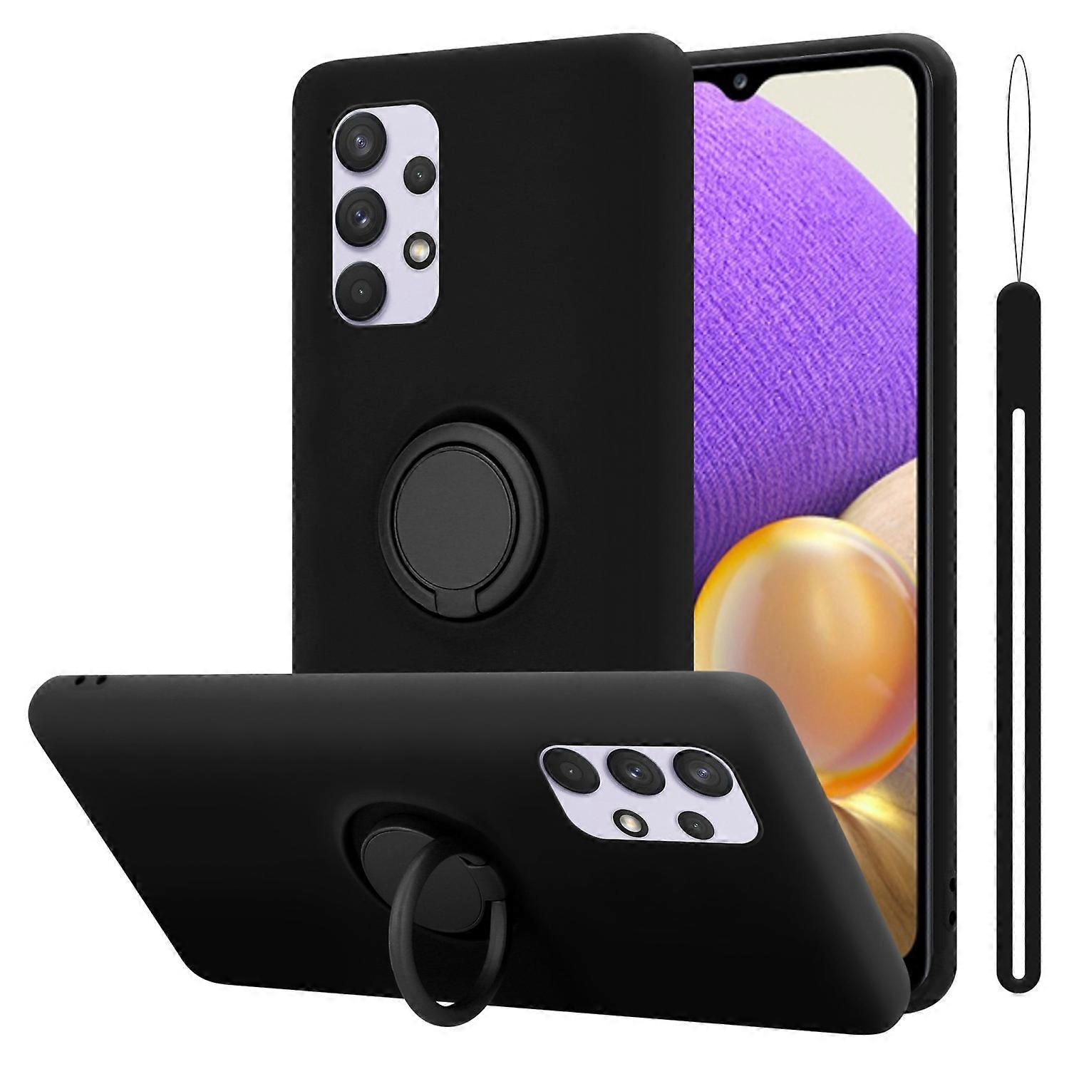 Samsung Galaxy A33 5G Protective Case TPU Case - Liquid Design with Ring