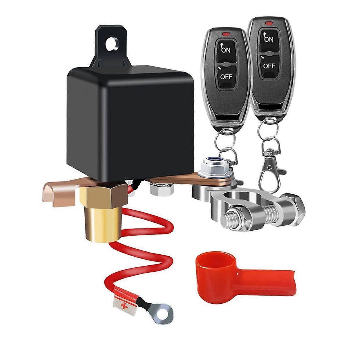 Remote Battery Disconnect Switch 12v, 250A, Prevent Battery Drain, Disconnect Negative Car Switch A