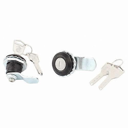 2 Pcs Cam Lock 21mm Thread for Cabinet Doors Secure Durable Metal Panel Mount Replacement