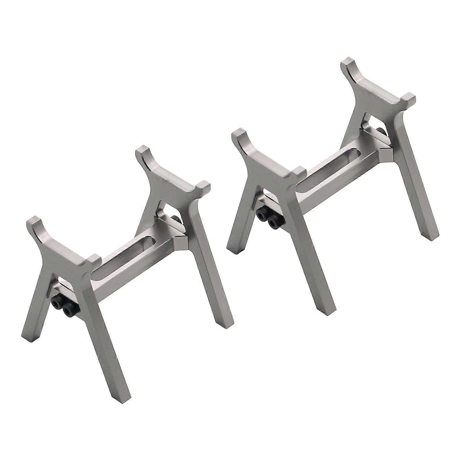2Pcs Aluminum RC Car  Stand for 1/18 1/24 Scale Models, Durable Maintenance Platform