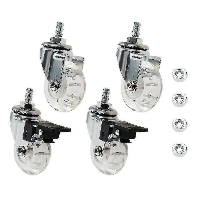 office chair casters with screw threaded stem swivel wheels